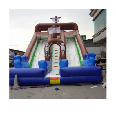 big outdoor inflatable slide pirate theme slide