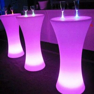 led bar night club furniture/led bar table and chairs for cocktail party