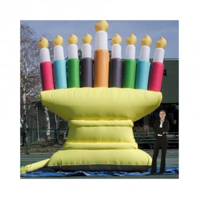 CAIXIN CUSTOM Menorah candle design 6m high giant inflatable candlestick hanukkah